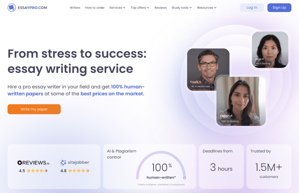 How Professional Essay Writers Help Students Succeed